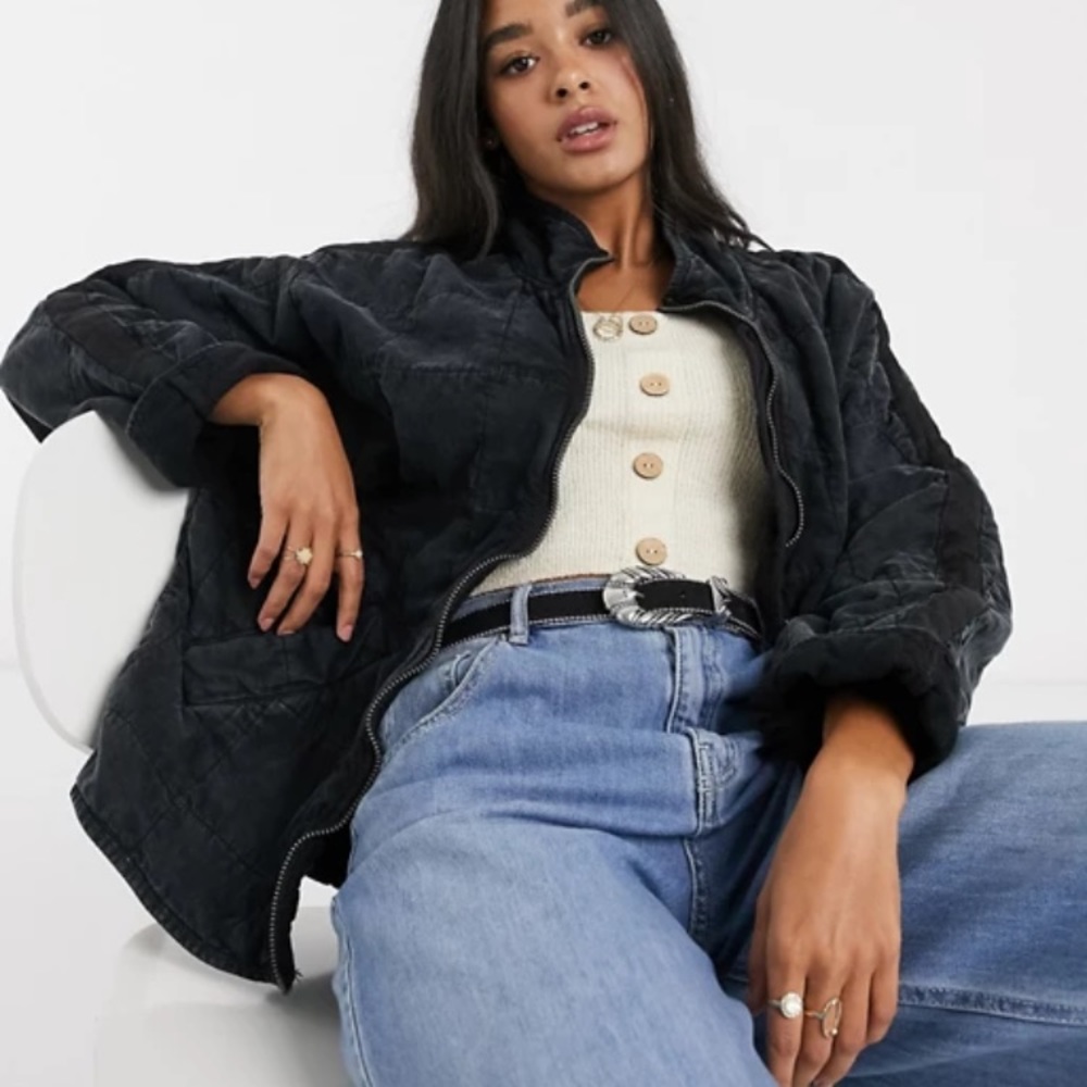 Free People Dolman Quilted Jacket